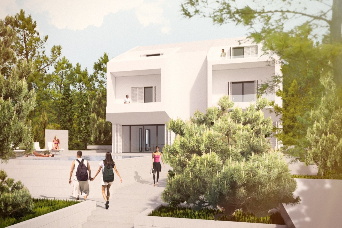 boutique hotel, hotel, hvar, upi-2m, natječaj, arhitektura, competition, architecture