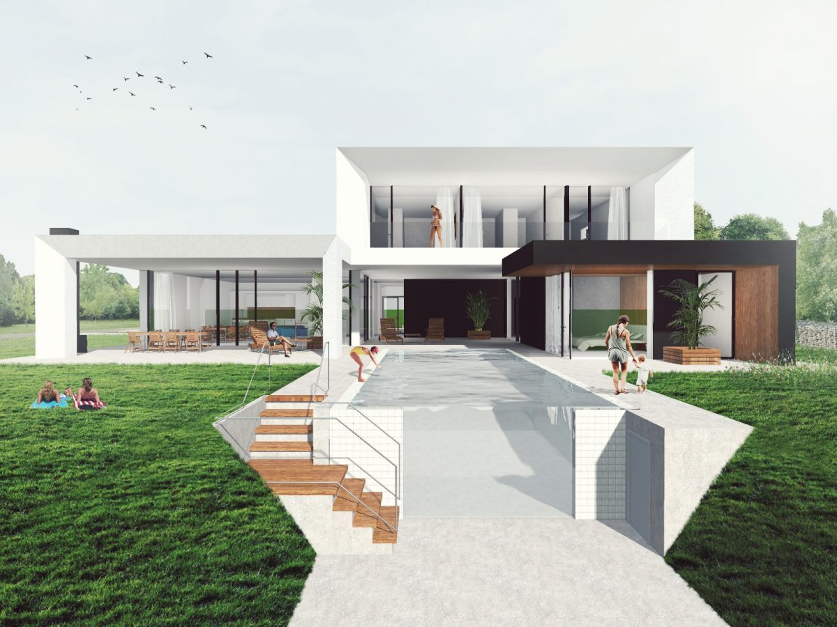 vila ližnjan c, modern house, design, vila, ližnjan, croatia, villa, upi-2m, architecture, arhitektura, kuća za odmor, holiday house