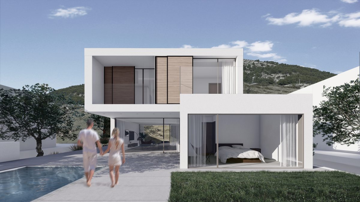 vile bol, upi-2m, projekt, arhitektura, upi2m, villas, vila, vile, villa, holidays vila, island brač, brač, bol, croatia, architecture