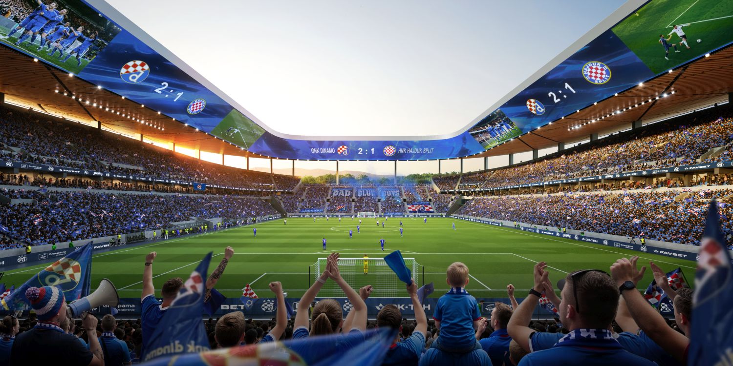 maksimir stadion maksimir, ZHA, UPI-2m, architecture