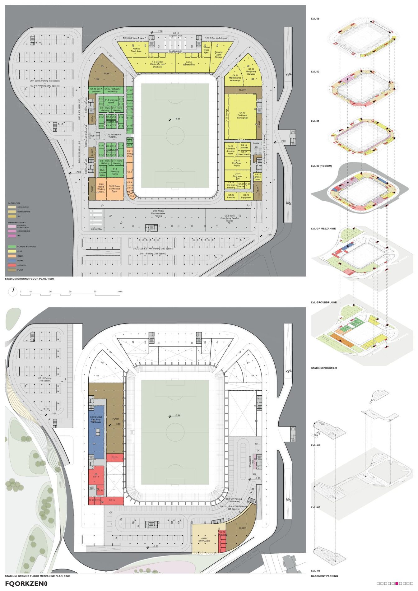 maksimir stadion maksimir, ZHA, UPI-2m, architecture